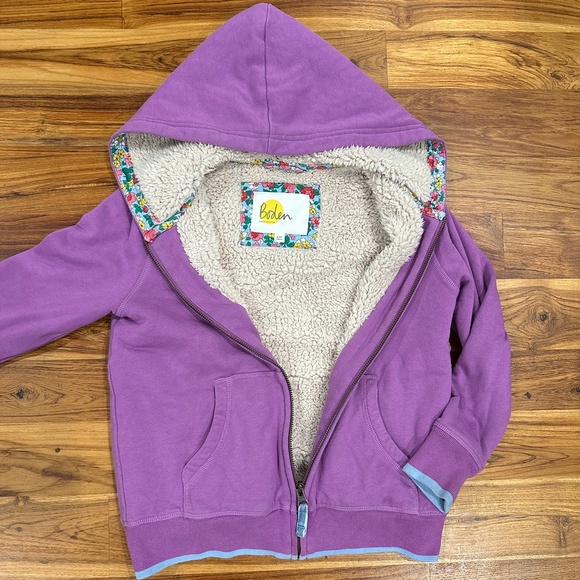 Kids Boden Shaggy-Lined Hoodie Size 8-9Y - Picture 5 of 8